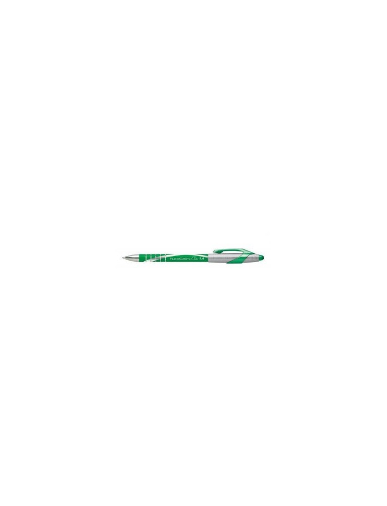Penna a sfera a scatto Flexgrip Elite Papermate verde 1,4 mm