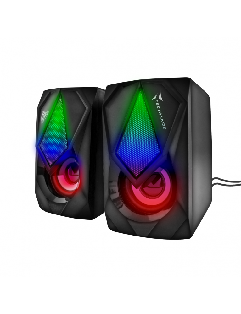 Speaker Gaming Multicolore Techmade