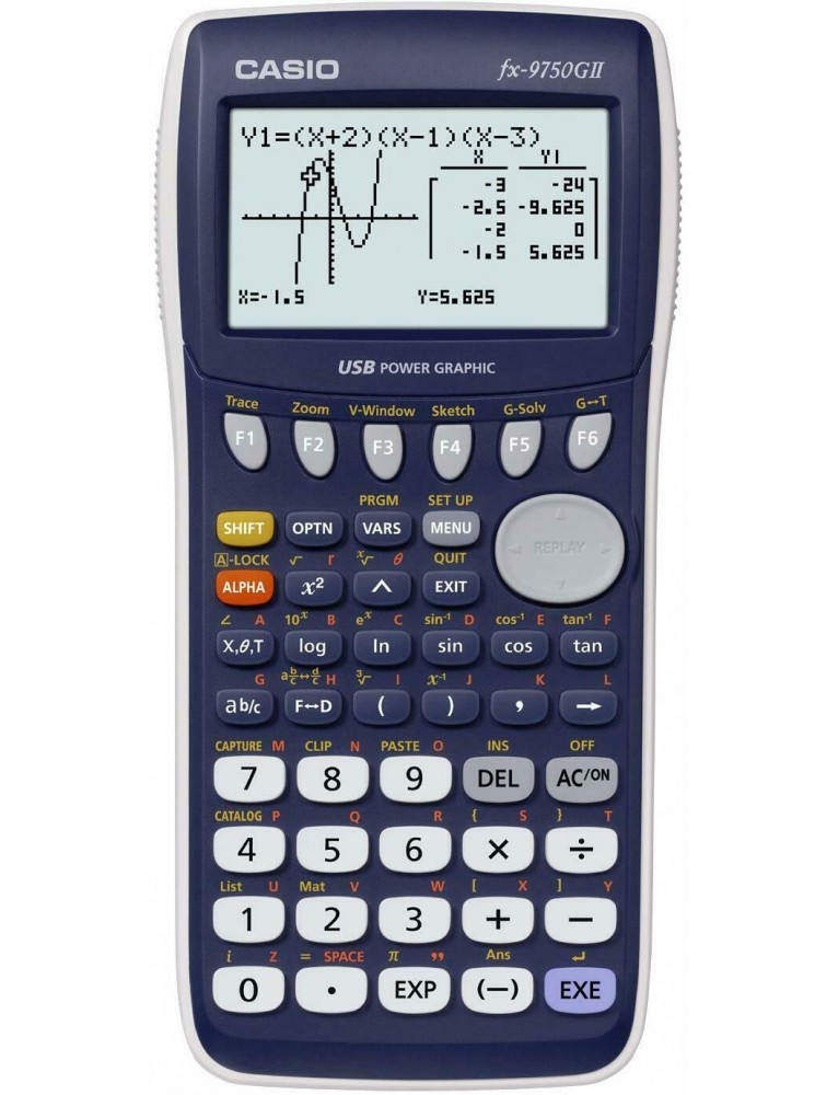 Casio FX-9750GII-S Calcolatrice Scientifica Grafica c/Memoria