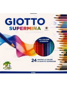 Pastelli Supermina Giotto - 3,8 mm  (conf.24)