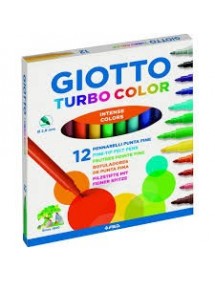 Pennarelli Turbo Color Giotto 12 colori